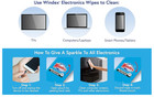 Electronic Pre-moistened Screen Wipes Cleaner - Monitor Computer Laptop Tv Phone