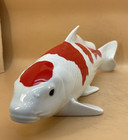 Japanese Meiji Nabeshima Ware Okimono - Koi Fish Signed Noguchi Katsuyama