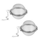 2 Pcs Stainless Steel Tea Infuser Strainers For Loose Tea Mesh Tea Ball Holder