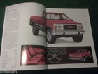Mint 1990 Gmc Truck Sierra 24 Page Orig Sales Brochure 8-1 2 X 11 New  box 450 