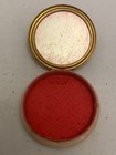 Vintage Gold Tone And Pink Women s Geranium Red Rouge Compact