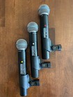 3 Shure Sm58 Wireless Mics W  Sc2 Transmitters   Sc4 Receiver - Pro Audio