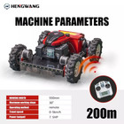 Remote-controlled Gasoline Lawn Mower  Suitable For Backyards And Outdoors 