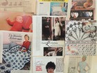 Lot Of Vintage Magazine Clippings Knitting crochet embroidery Patterns  1 1 2 Lb