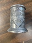 Vintage Tabasco Pewter Bottle Holder 2 Oz Caddy Mcilhenny Co Avery Island Pewter