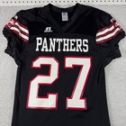 Pekin Panthers High School Football Jersey Iowa Russell Athletic Mens L Black