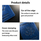 Wallet Holder Slim Leather Travel Passport Blocking Id Card Case Cover Us