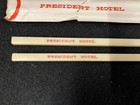 Vintage Hong Kong President Hotel Embossed Chopsticks With Original Sleeve
