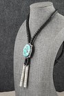 Turquoise   Sterling Silver Bolo Tie - Bob Becenti
