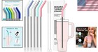 Bpa-free Metal Straws With Cleaning Brushes