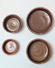 Set Of 4 Egyptian Clay Tagine Pots - Handmade Terracotta Cookware - Lead-free