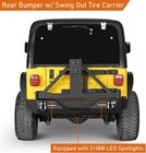 Wrangler Tj Rear Bumper W tire Carrier For 2006 Jeep Tj Yj Wrangler Different