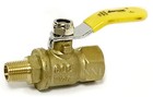 1 8  Npt Female X Male Mini Brass Ball Valve  Full Port  600 Wog Lever Lead Free