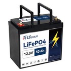 Solar 12v 50ah 100ah Lgecolfp Lithium Lifepo4 Battery Pack For Rv Marine System