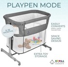 Koolerthings Koolababy  3 In 1 Baby Bassinet  Bedside Sleeper For Baby  Playpen 