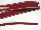 Nikon Red   White An-dc3 Genuine Camera Neck Strap For Dslr