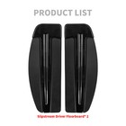 Slipstream Driver Rider Floorboards Footboard Inserts For Harley Touring 1986-24