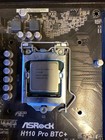 2 Pack - Asrock H110 Pro Btc  Mining Motherboards Intel   2 Intel Cpus With Fans