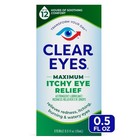 Clear Eyes Maximum Itchy Eye Relief Eye Drops  0 5 Fl Oz