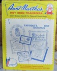 Vtg Aunt Martha s 3814 Favorite Saying Samplers Iron Embroidery Transfer Pattern