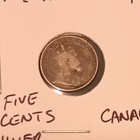 Canada 5c   Five Cents 1902-h    F   Silver Coin