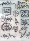 Autumn Leaves Clear Stamps Set  winter Holidays  Halloween Fall Thanksgiving