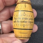 Asbro German Wooden Barrel Needle Case C1860 Wood