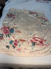 Vintage Womens Beautiful Embroidered Floral Silk Fabric Kimono Furisode  