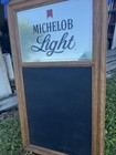 Michelob Light Beer Chalkboard And Mirror Vintage Barware Made In Usa 1980s Era