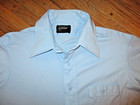 Vtg 70s 80s Jc Penney Ultressa Polyester Dress Shirt Long Sleeve Mod Disco Small
