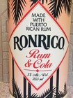 Ronrico Puerto Rican Rum Vintage Advertising 3ft Party Cooler On Wheels Rare  