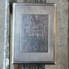 Rare Antique Polish Silver Cigarette Case Etched With Warzawa   Warsaw  147g 