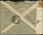 Uruguay Montevideo Usa Airmail Censor Examined Cover 1942 Latin America Postage