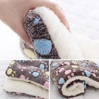 Warm Pet Blanket Pad Cat Dog Bed Soft Fleece Mat Warm Thermal Rug Pet Beds