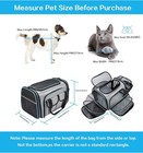 Soft Sided Pet Travel Carrier Large 4 Way Expandable For Small Dogs And Cats Up