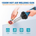 1600w Professional Pvc Roofing Welding Tool Heat Hot Air Gun Kit Plastic Welder