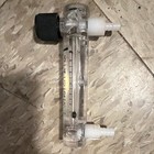 Oxygen Rotameter Variable Area Flow Meter 0-5 L min O2 Clear Tube