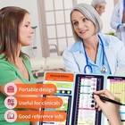 Nursing Clipboard Foldable Pocket Size-nursing Edition Cheat Sheets Aluminum 3 L