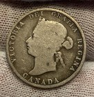 1872-h Canada 25 Cents Silver Queen Victoria - Combined Shipping  B304