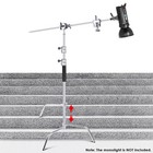 Neewer Upgraded Heavy Duty Stainless Steel C-stand With Hold Arm And Grip Head