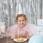 2 Pack Silver Foil Curtain Party Streamers Metallic Tinsel Foil Fringe Photo Boo