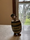 Vintage J  Chein Popeye In A Barrel Tin Litho Wind-up Dancing Toy 1930s Works  