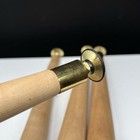 Vtg Mcm Wooden Retro Table Legs 12    Screw In  4 Set 