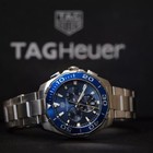Tag Heuer Aquaracer 300m Chronograph Blue Dial 43mm Men s Watch Cay111b ba0927