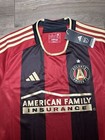 Adidas Atlanta United Fc Home Authentic Mls Soccer Jersey Men L  Ic3001 Nwt  150