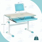 Height-adjustable Kids Desk Children Study  Table W  Tilt Desktop   Book Stand