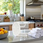 White Dinnerware Bowl Plate Racks Holder Plastic Drain Rack Dish Storage Display