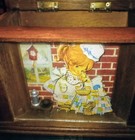Vintage Wood Recipe Storage Box