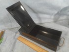 Bankers Saftey Deposit Box Vintage Black