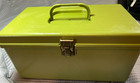 Vintage Wil-hold Wilson Avocado Green Sewing Box Case Storage W tray